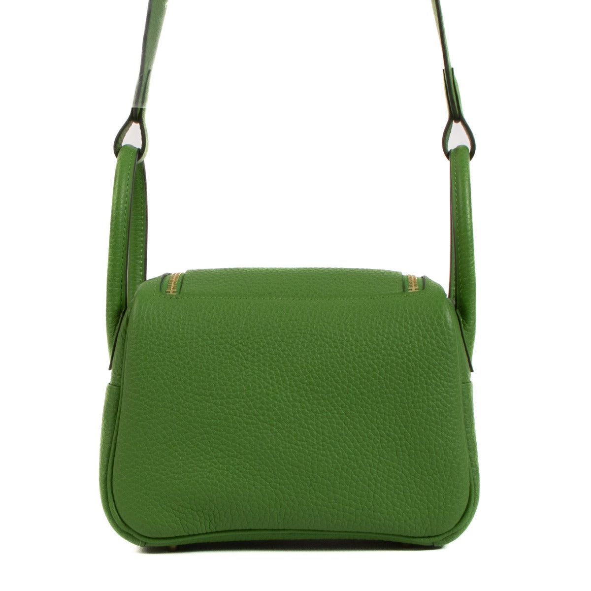 Authentic second hand brand new Hermès Lindy Mini Vert Yucca on labellov.com