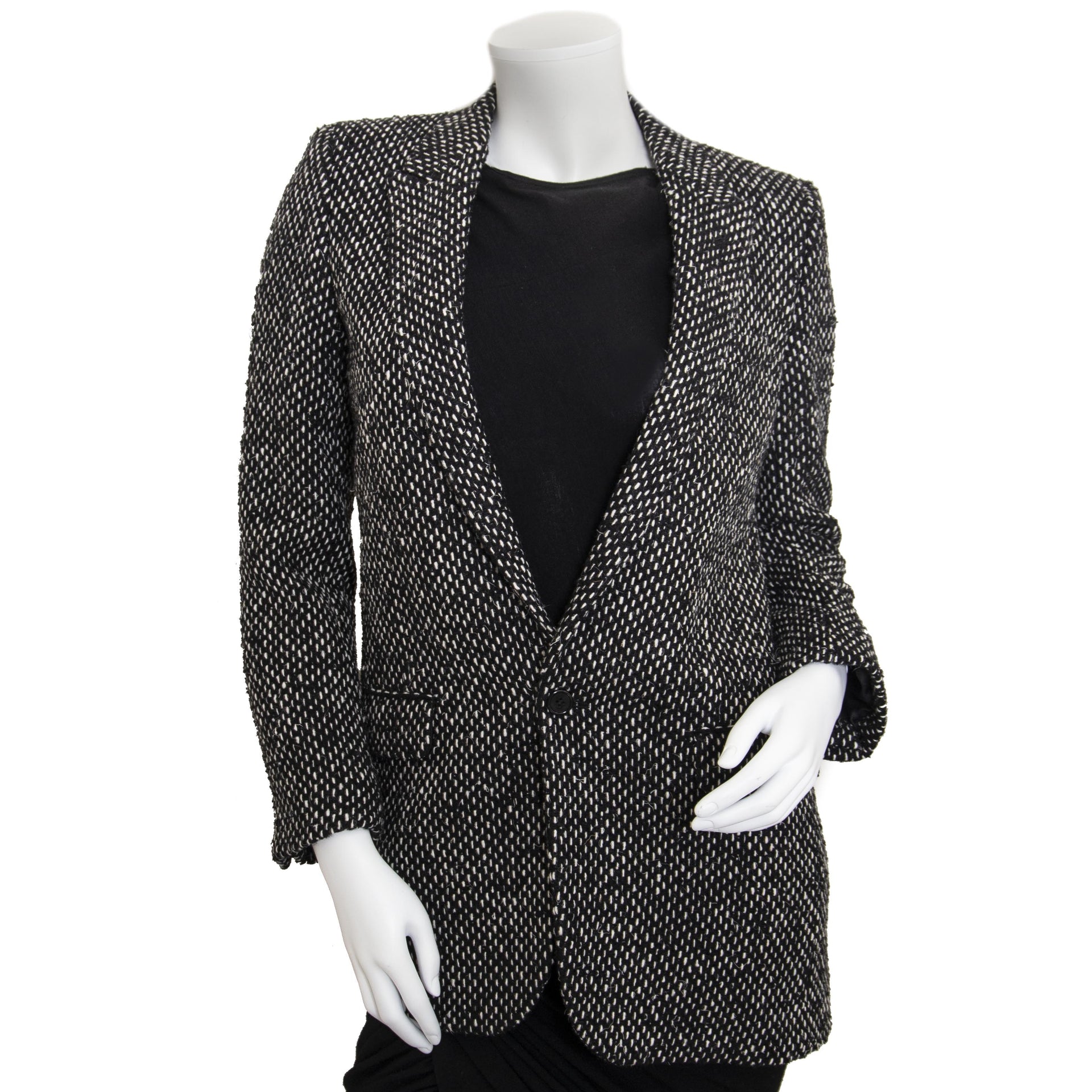 Saint Laurent Bouclé Blazer pour le meilleur prix chez Labellov à Anvers. Achetez en ligne.