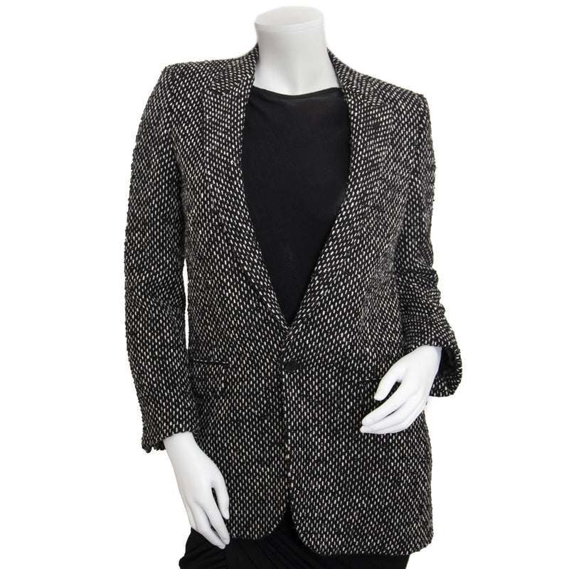Saint Laurent Bouclé Blazer pour le meilleur prix chez Labellov à Anvers. Achetez en ligne.