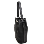 koop veilig online koop veilig online tegen de beste prijs Hermes So Kelly Black Togo PHW