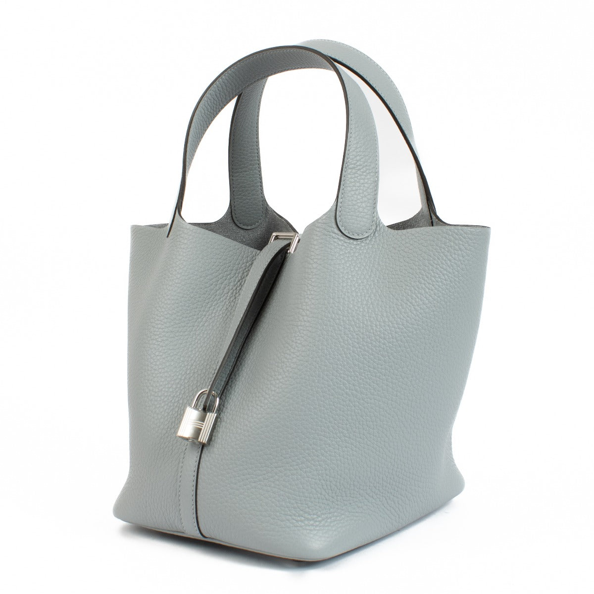 Hermès Picotin 22 Gris Pantin Clemence