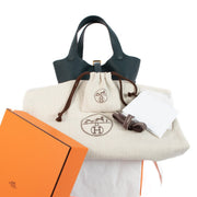 Hermès Picotin 18 Lock Vert Cypres Clemence