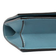 shop 100% authentic second hand Hermès Birkin Shadow Pochette Blue Jean on Labellov.com