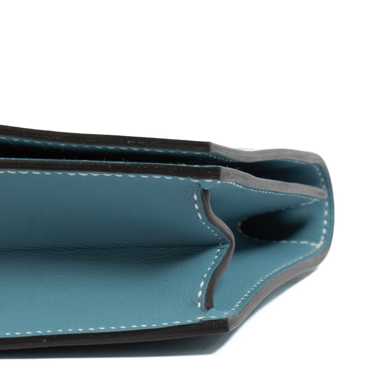 Hermès Birkin Shadow Pochette Blue Jean on Labellov.com