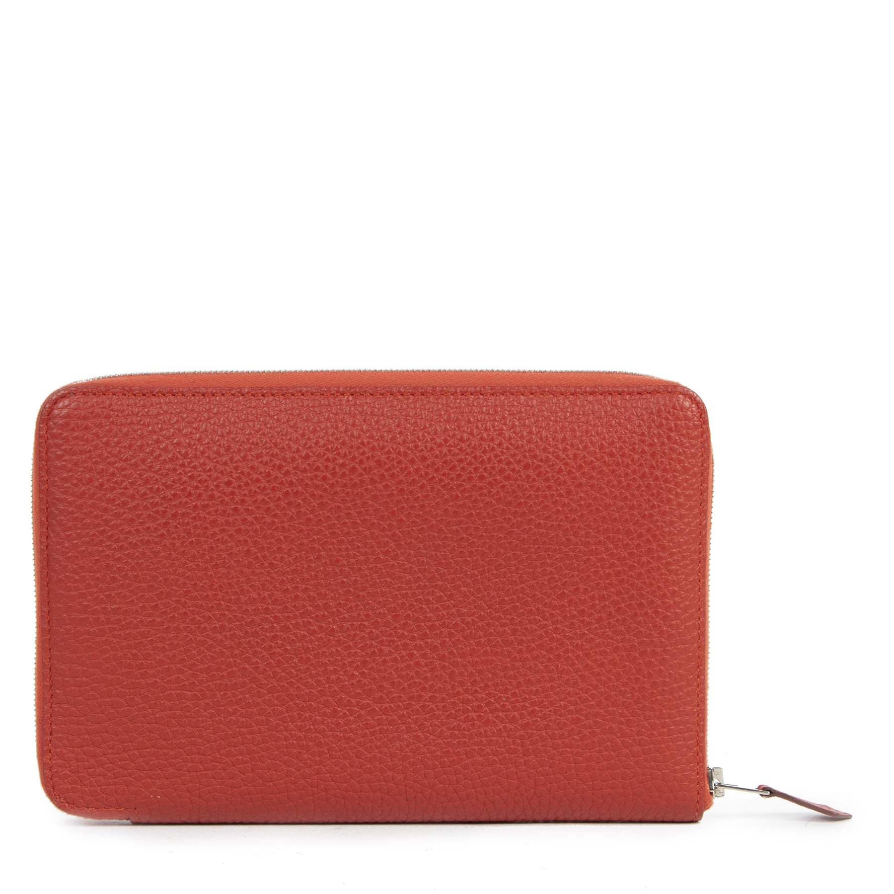 acheter en ligne seconde main Hermes Vermillon Azap Classique Wallet