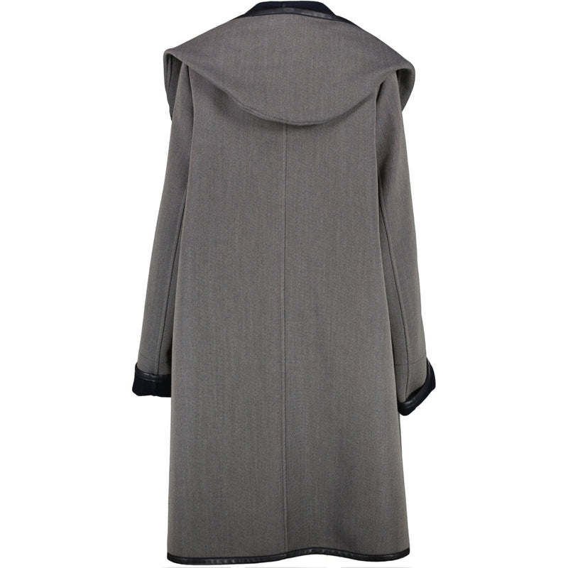 Grey Hermès coat, Hermès coat as new, Grey coat, Hermès coat, Grey Hermès coat as new, Hermès coat size 42.