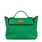 Hermès 24/24 29 Bambou Togo/Swift Gold Hardware