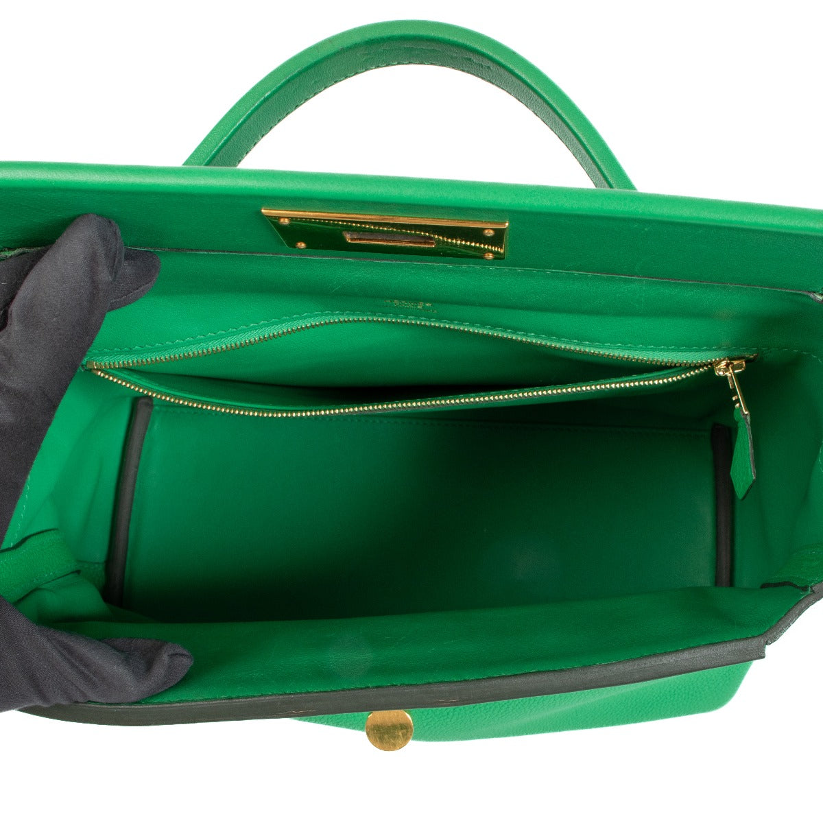 Authentic second hand Hermès 24/24 Green Vert Bamboo on www.labellov.com