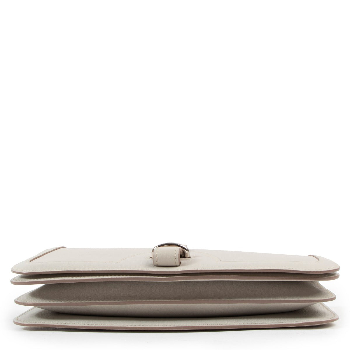 Hermès Chaine d'Ancre Beige Swift PHW