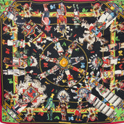 Authentieke tweedehands Hermes Scarf Aztec Print online shopping LabelLOV