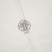 vintage luxury Hermes maxi pointe silk White triangle scarf aan de beste prijs