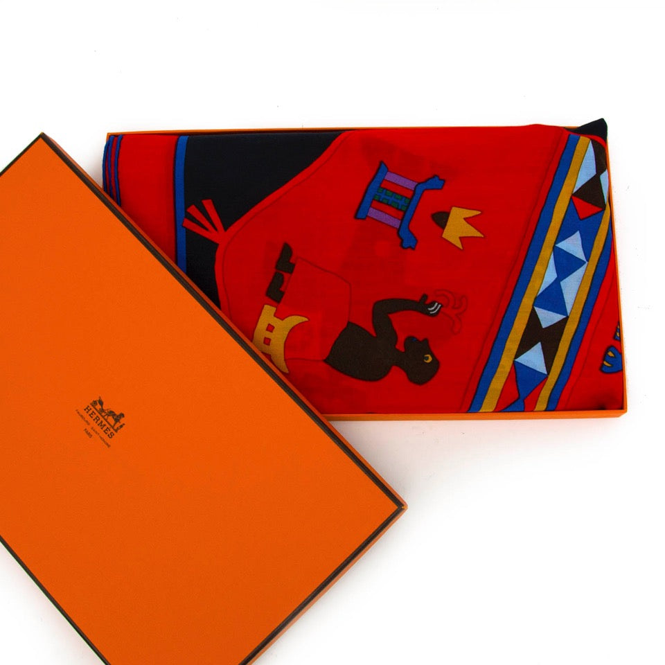 acheter en ligne pour le meilleur prix Hermes Multicolor Pareo comme neuf site en ligne labellov.com
