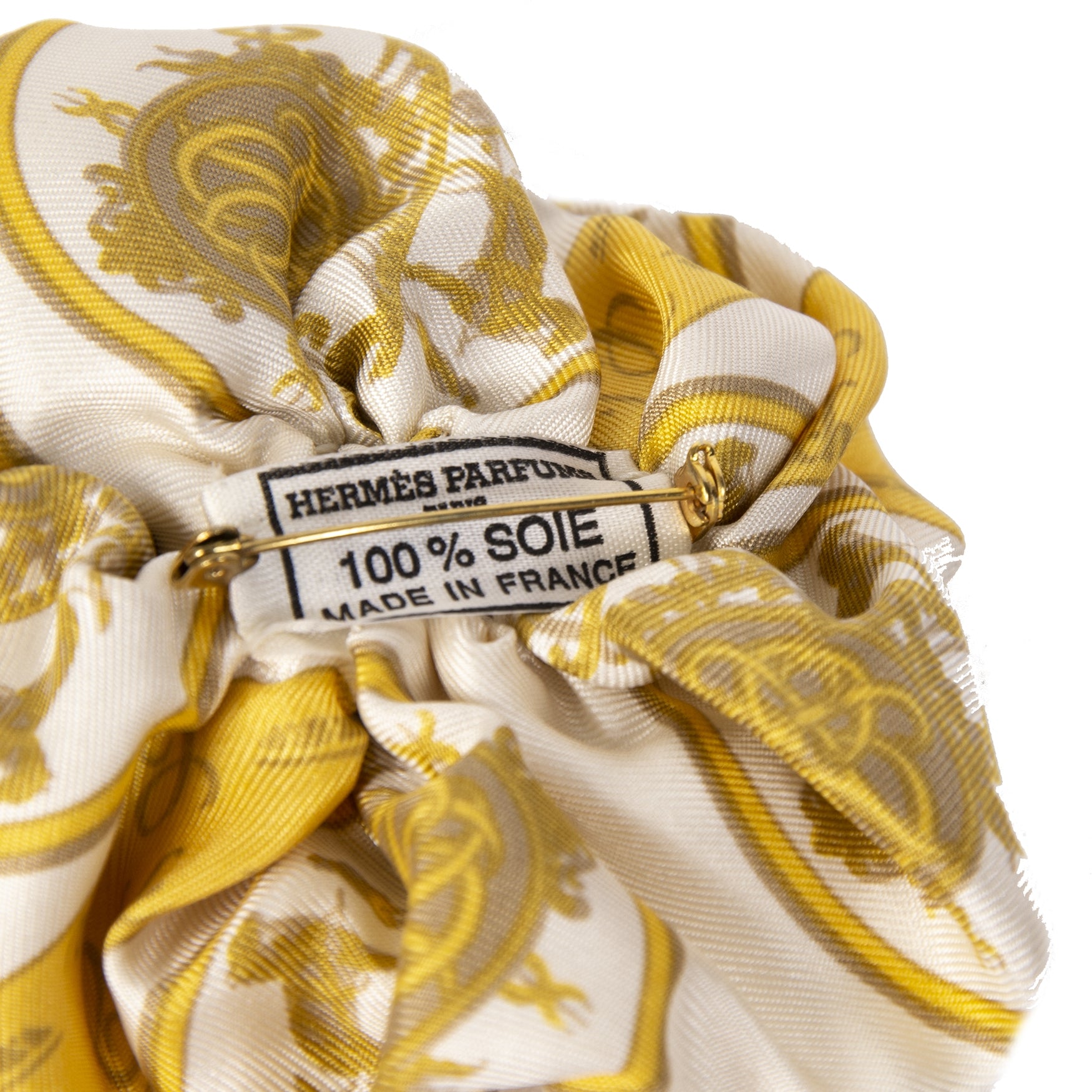 Hermès Silk Brooch