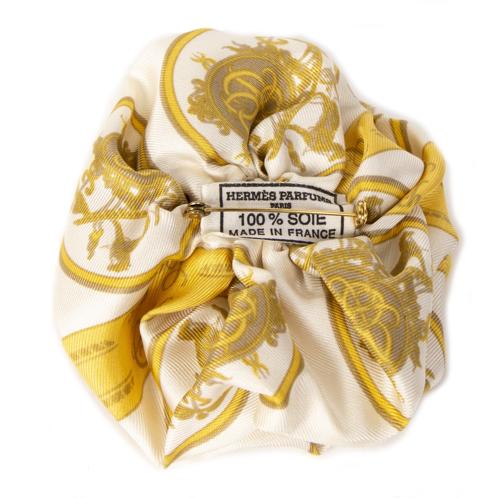 Hermès Silk Brooch