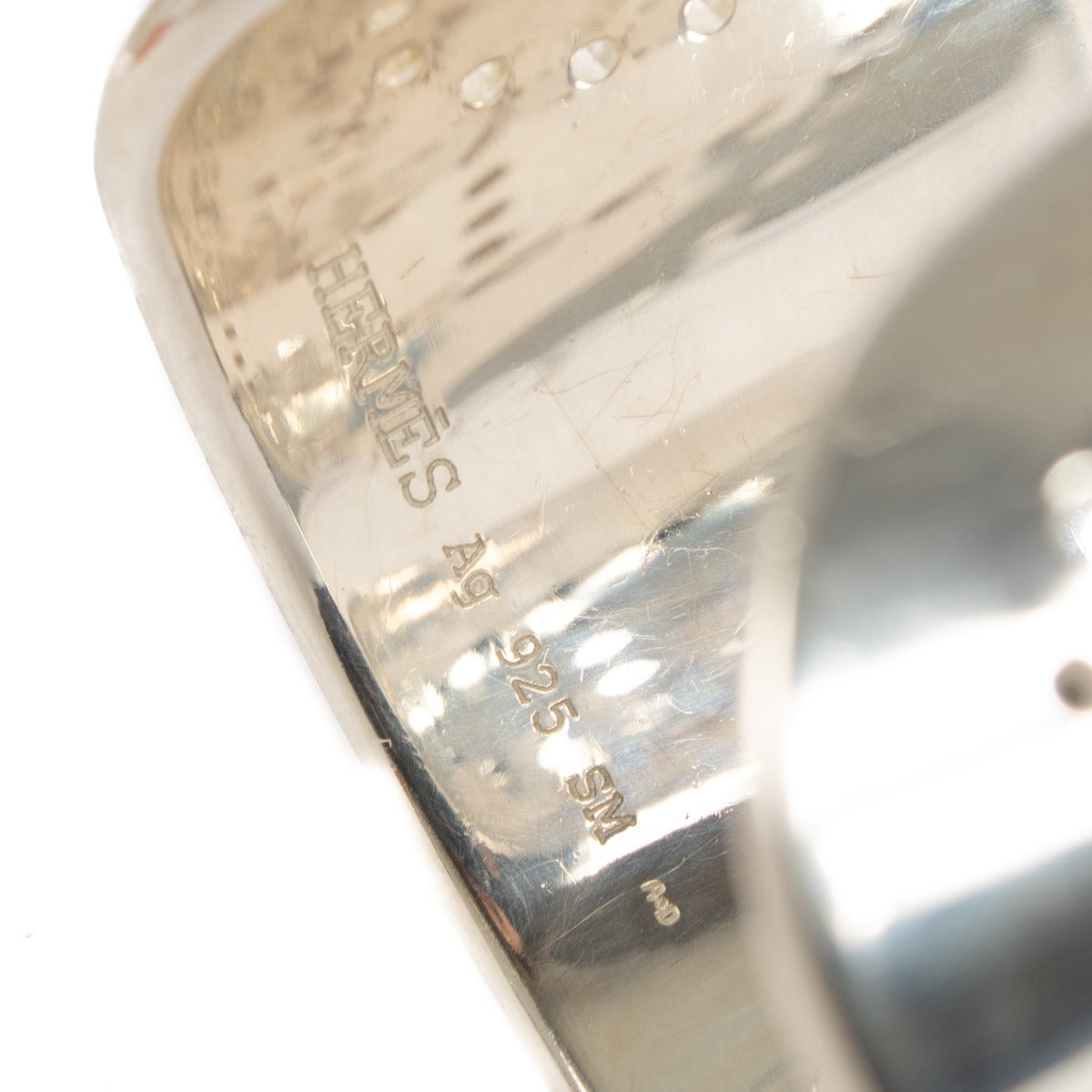 Hermès Sterling Silver Eclipse Bracelet - Size SM
