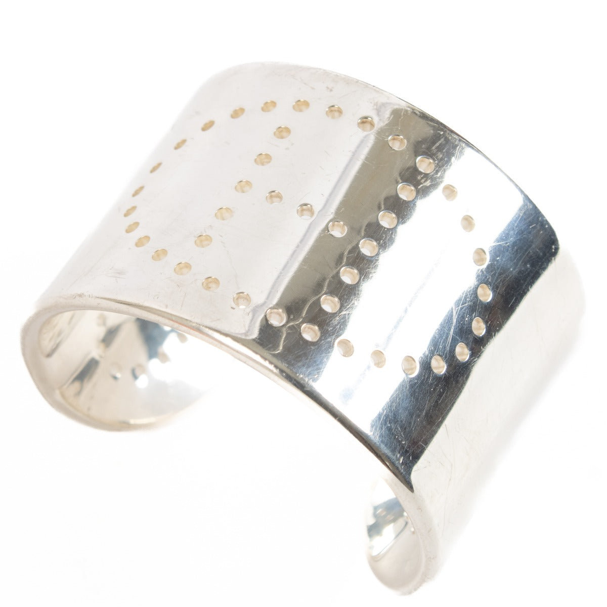 Hermès Sterling Silver Eclipse Bracelet - Size SM
