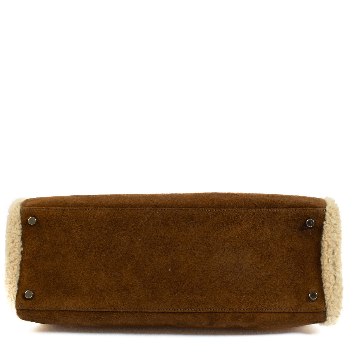 Hermès Kelly 35 Teddy Shearling/Ebene Barenia PHW
