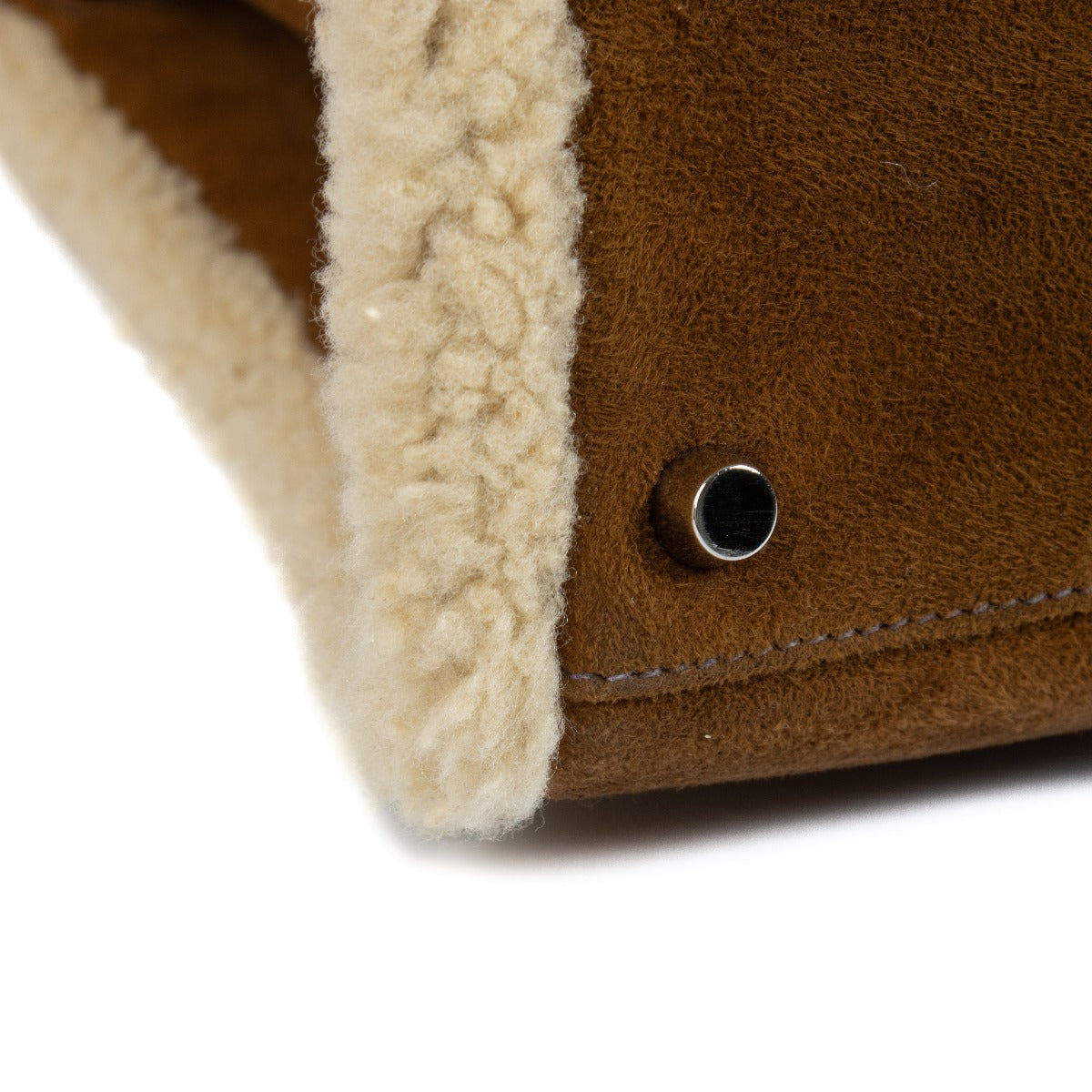 Hermès Kelly 35 Teddy Shearling/Ebene Barenia PHW