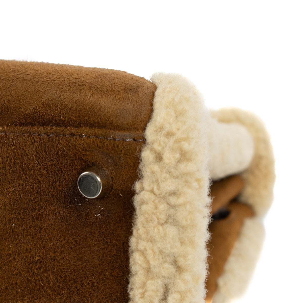 Hermès Kelly 35 Teddy Shearling/Ebene Barenia PHW
