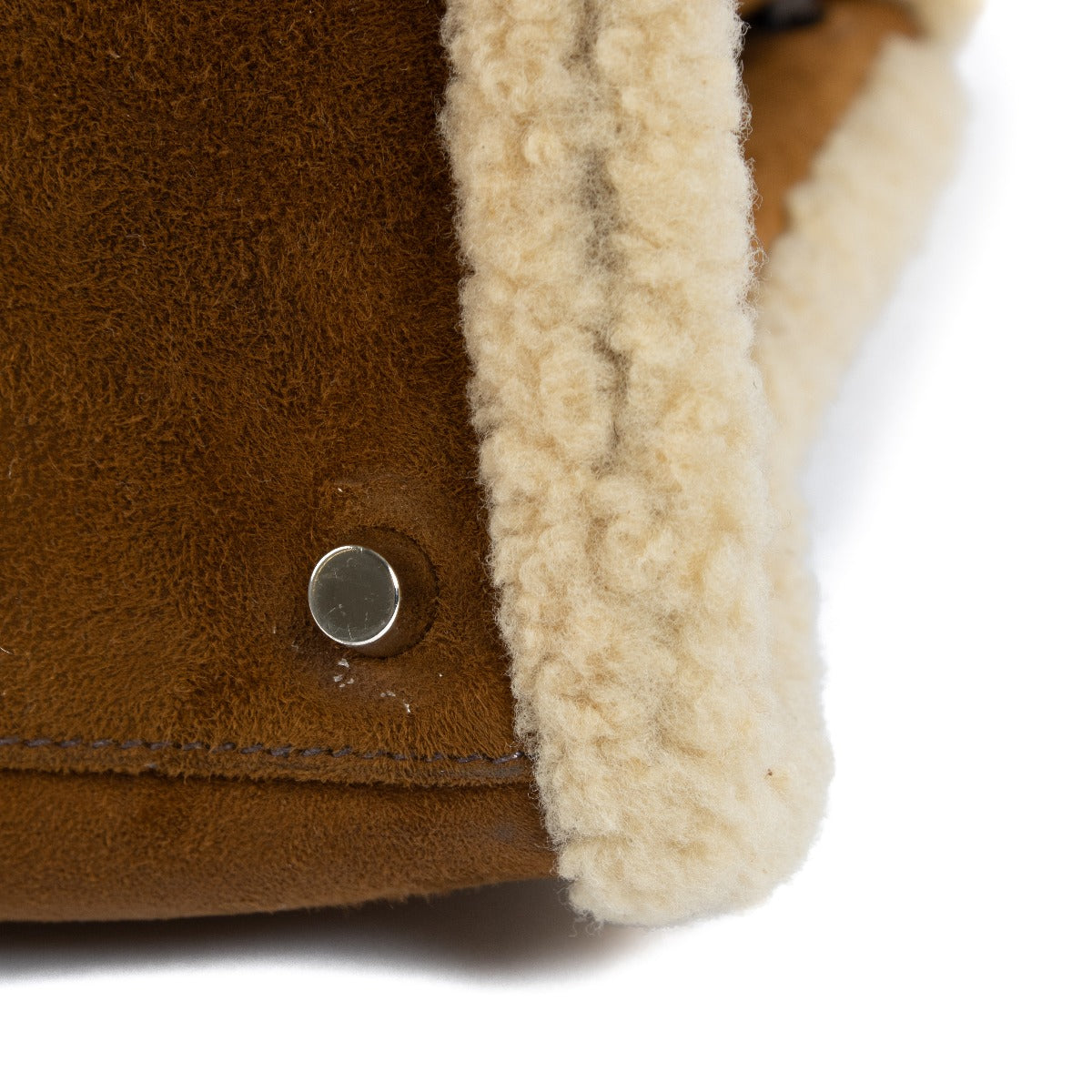 Hermès Kelly 35 Teddy Shearling/Ebene Barenia PHW