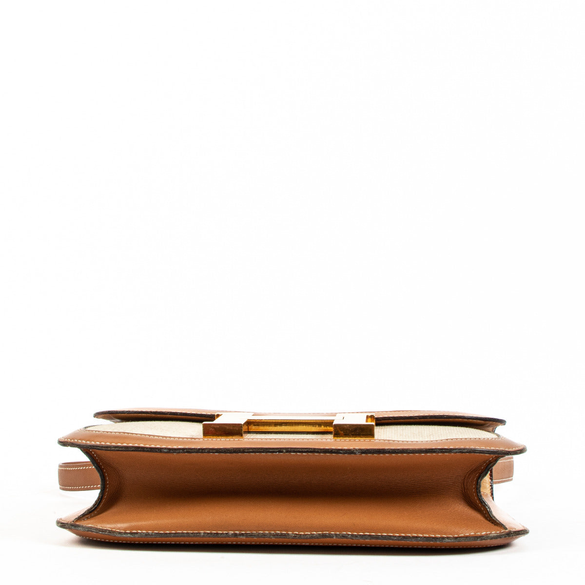 Hermès Vintage Constance 23 Toile H/Box Gold Hardware