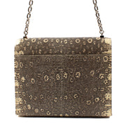 authentic second hand Hermès Verrou Chaine Mini Ombré Lizard PHW on www.labellov.com