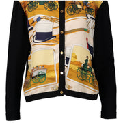 Hermès Scarf Cardigan - Size 48
