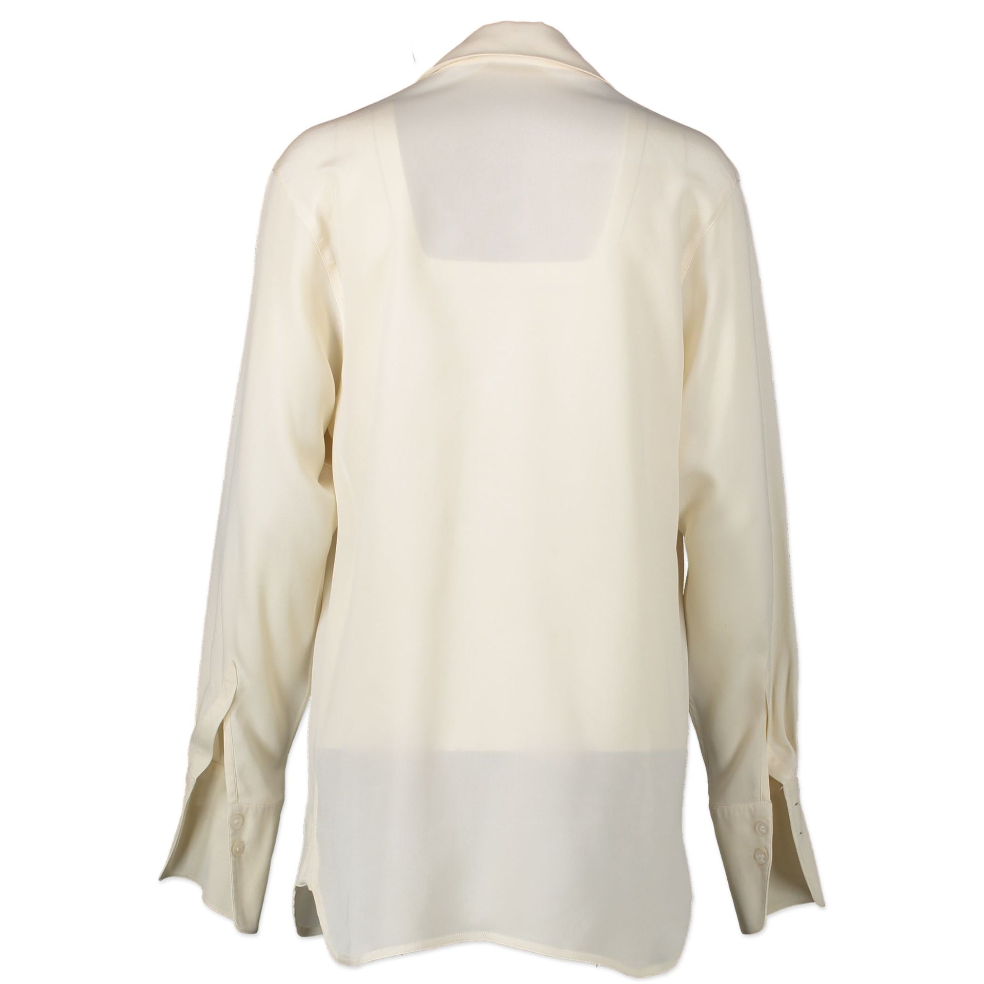 We buy and sell your authentic designer Hermes Creme Blouse - size 40