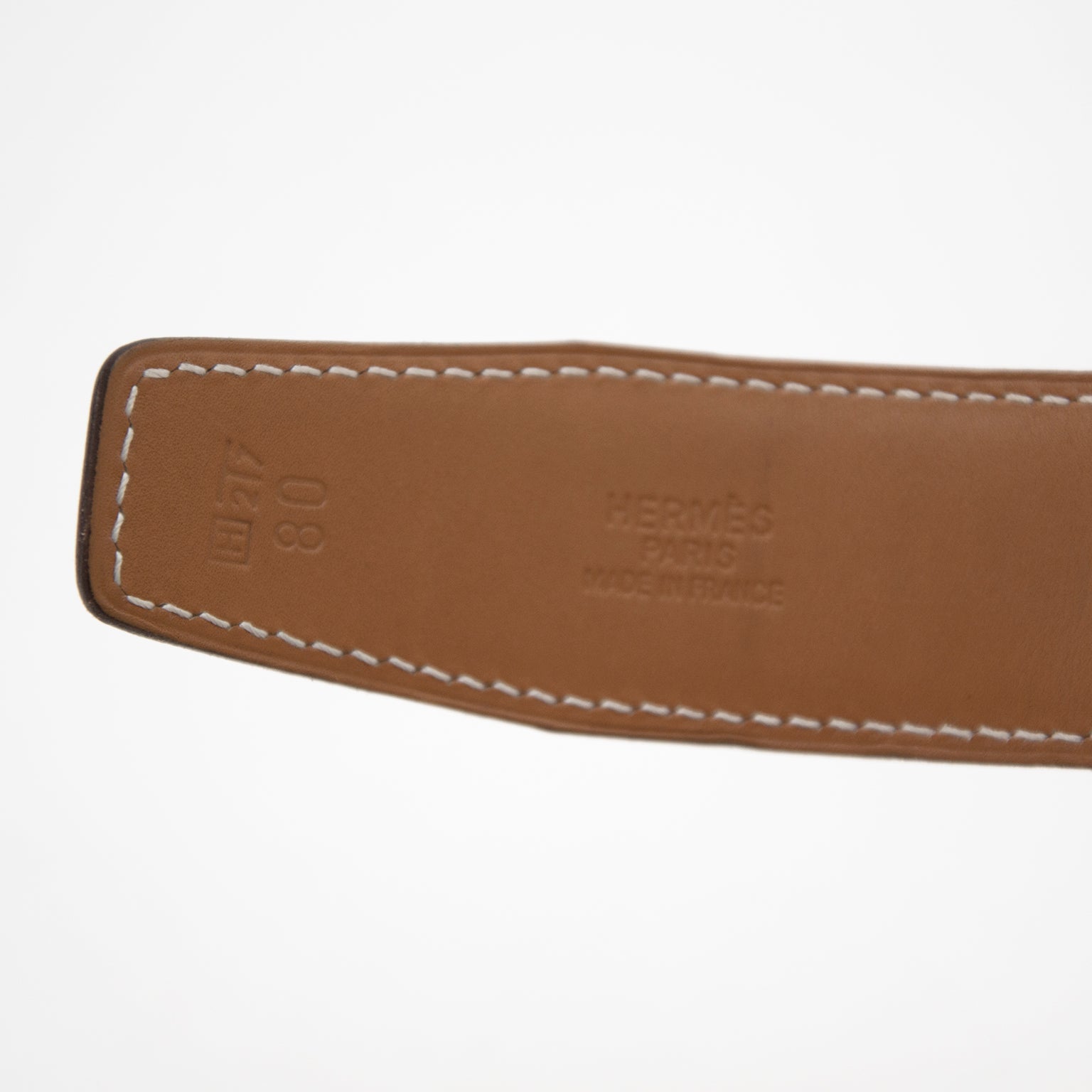 Shop safe and secure online Hermès Reversible White/Gold H Buckle PHW Belt