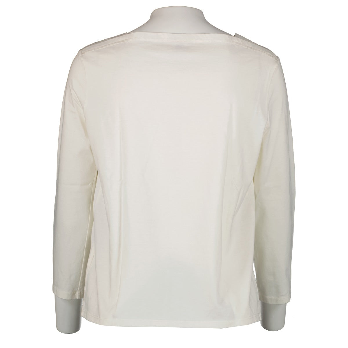 Hermès Wit Geborduurd Zakje 3/4 Mouw T-shirt - Maat FR 34