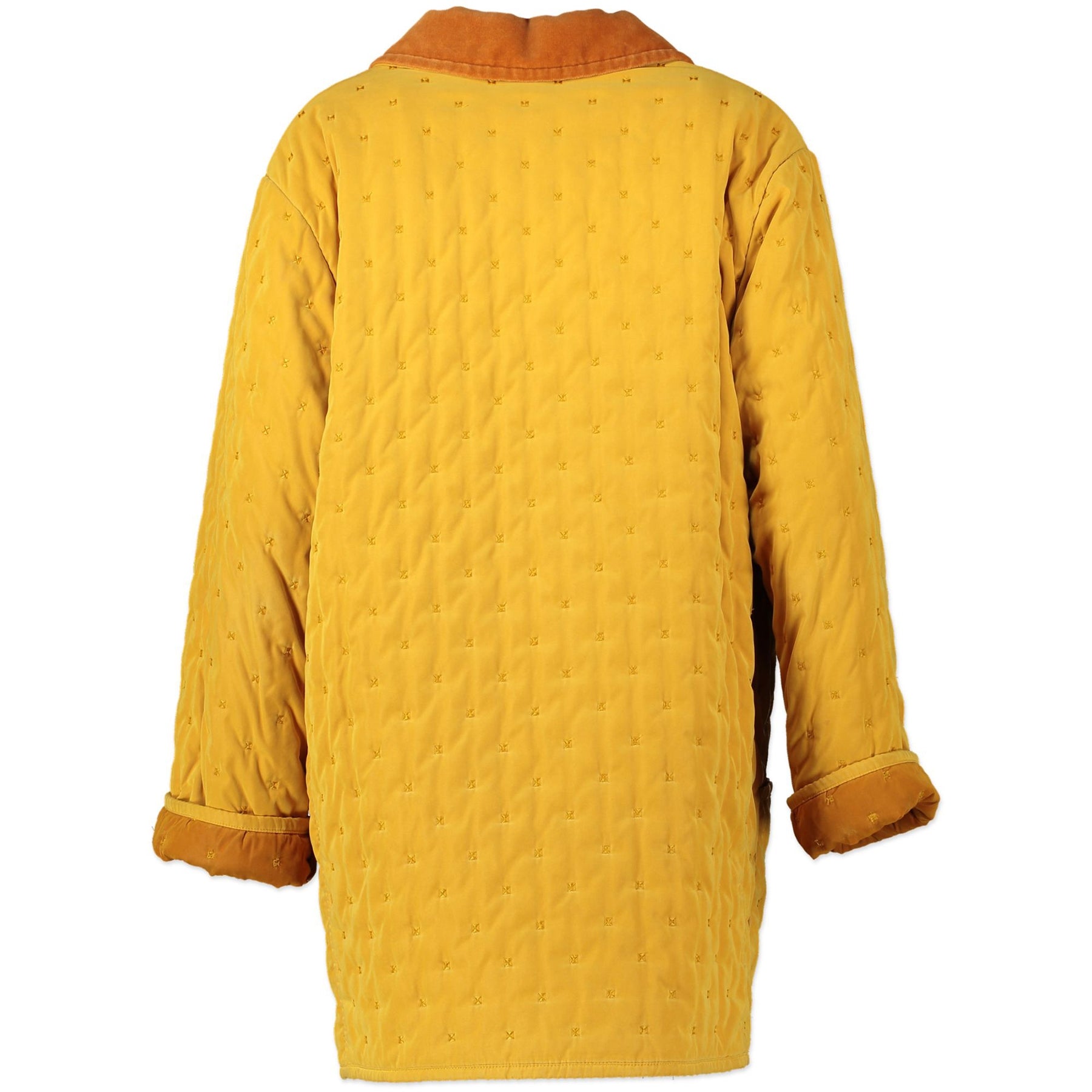 Secondhand designer Hermes Yellow Button Up Parka - size 38 at the best price