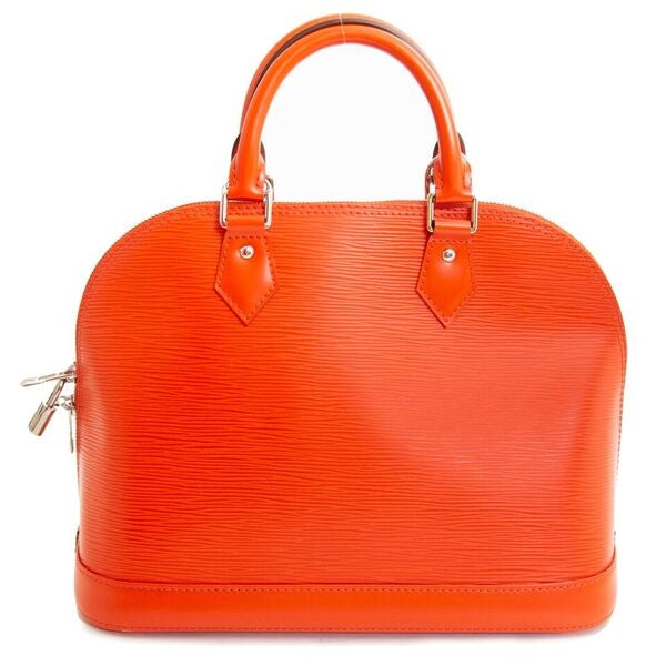 Louis Vuitton Orange Epi Alma PM