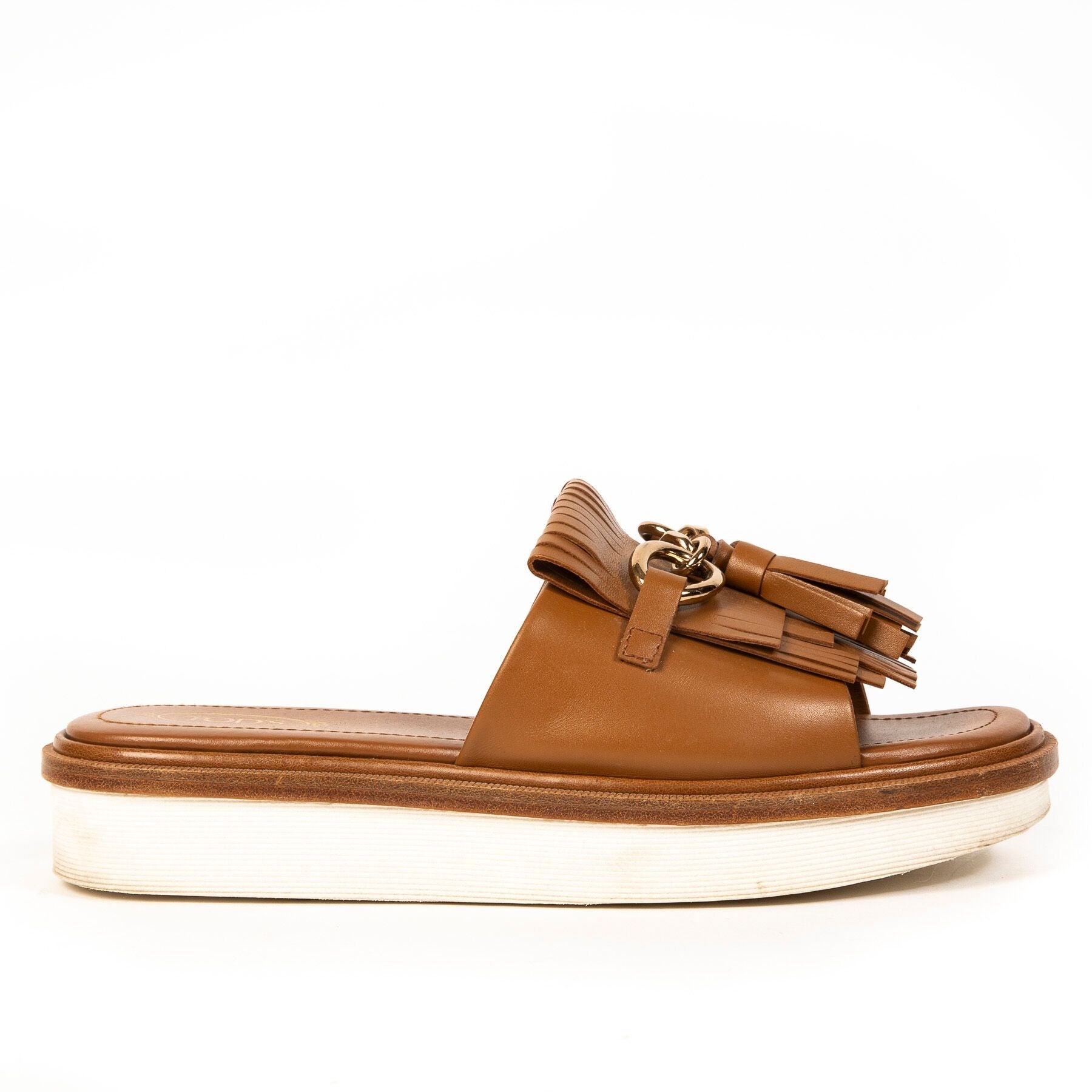 Tod's Cognac Slippers - Size 38