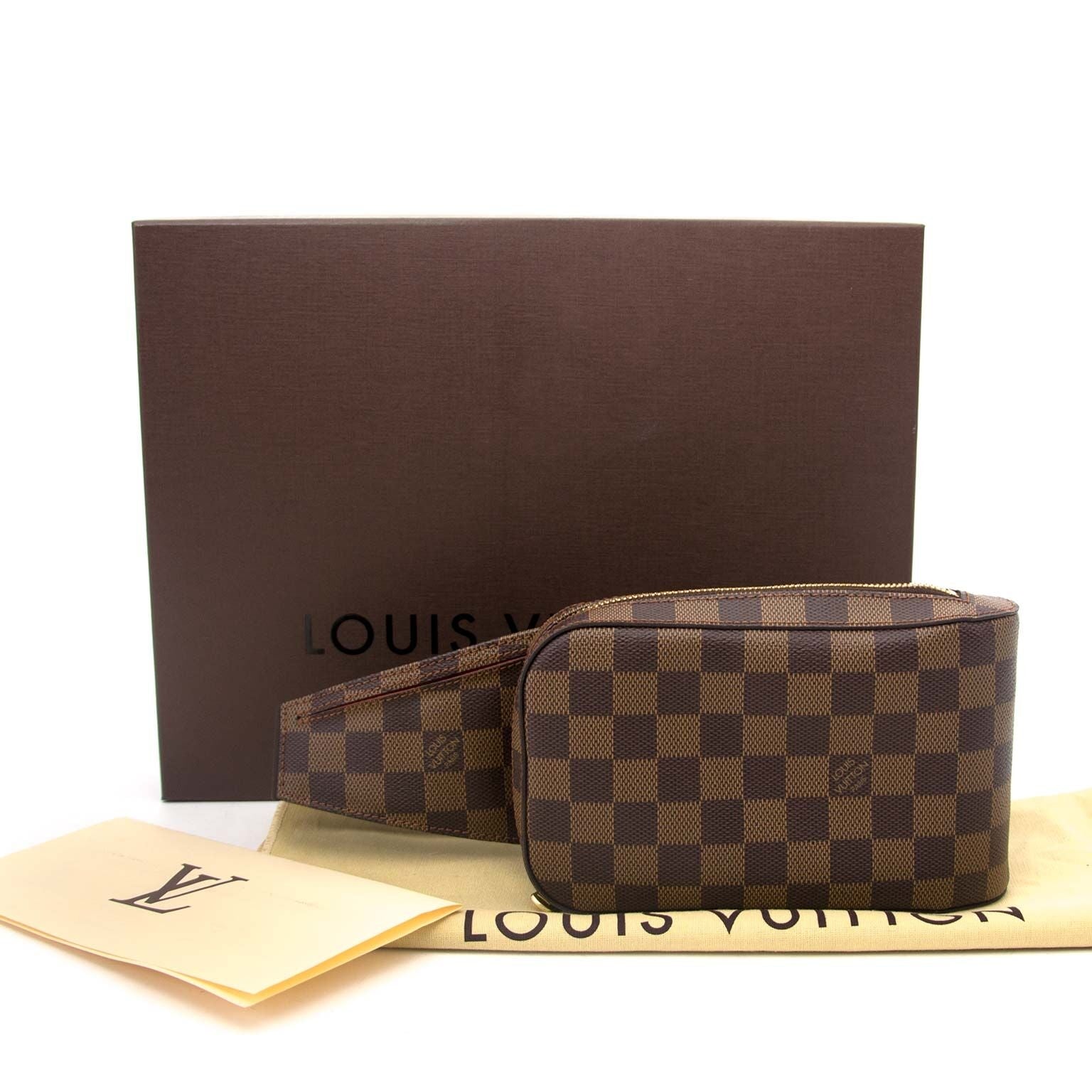 koop tweedehands luxe items zoals Louis Vuitton Geronimos Damier en betaal veilig online