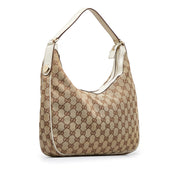 Shop safe online at Labellov in Antwerp, Brussel and Knokke this 100% authentic second hand Gucci Monogram Canvas Shoulder Bag