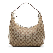 Shop safe online at Labellov in Antwerp, Brussel and Knokke this 100% authentic second hand Gucci Monogram Canvas Shoulder Bag