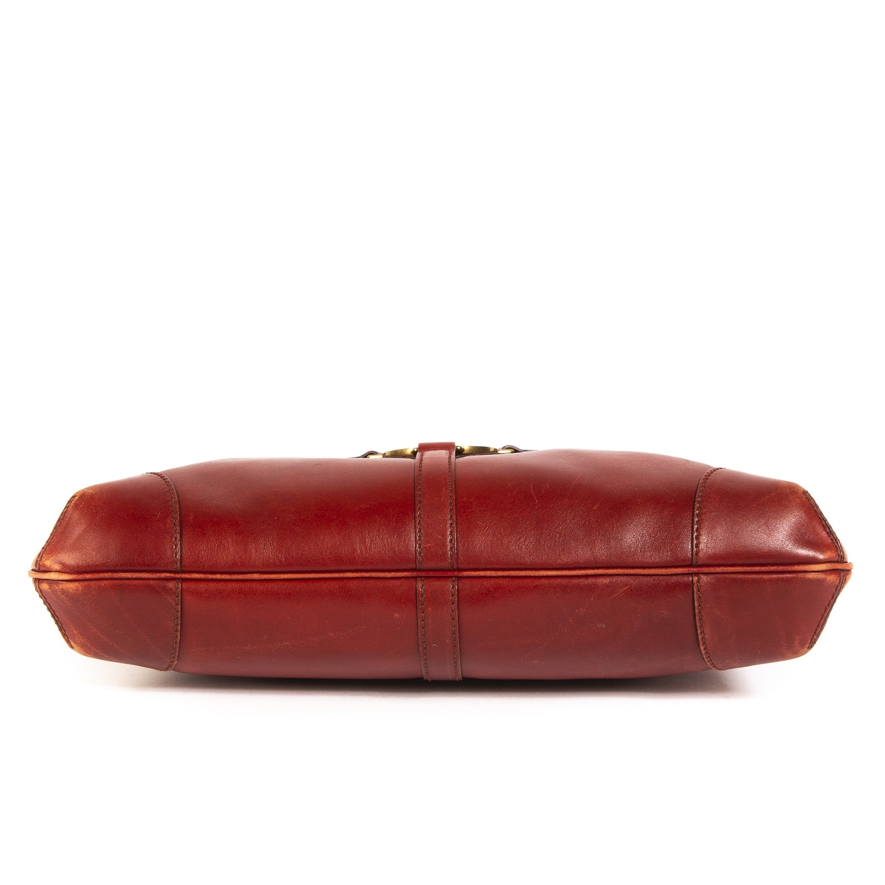 Gucci Red Interlocking GG Reins Shoulder Bag