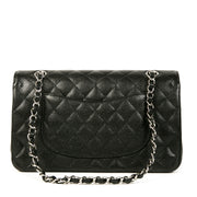 Koop en verkoop uw authentieke designer Chanel Medium Classic Flap Bag Caviar PHW