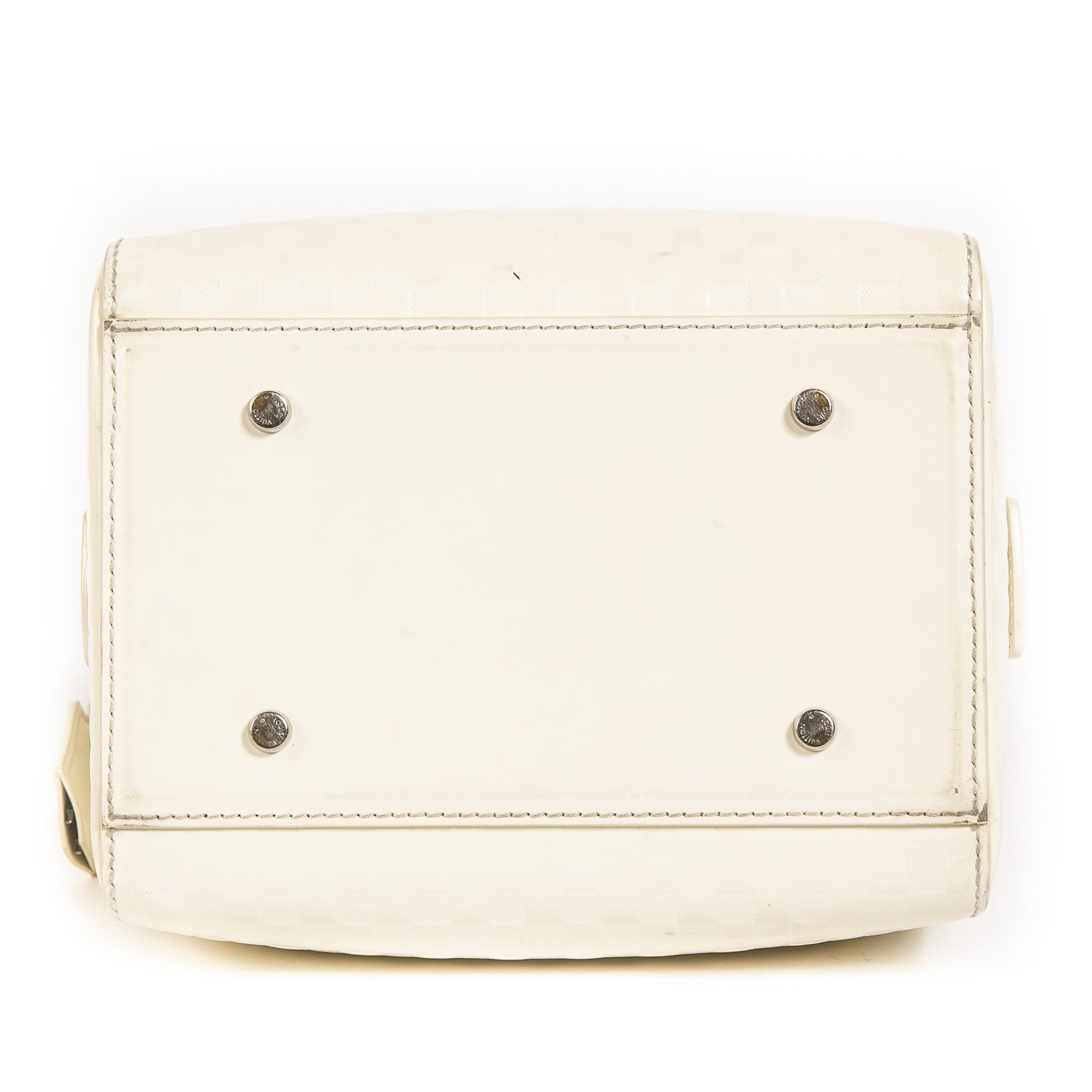 Louis Vuitton White Speedy Cube