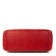 Authentieke Tweedehands Chanel Red Quilted Caviar Shopper juiste prijs veilig online shoppen luxe merken webshop winkelen Antwerpen België mode fashion