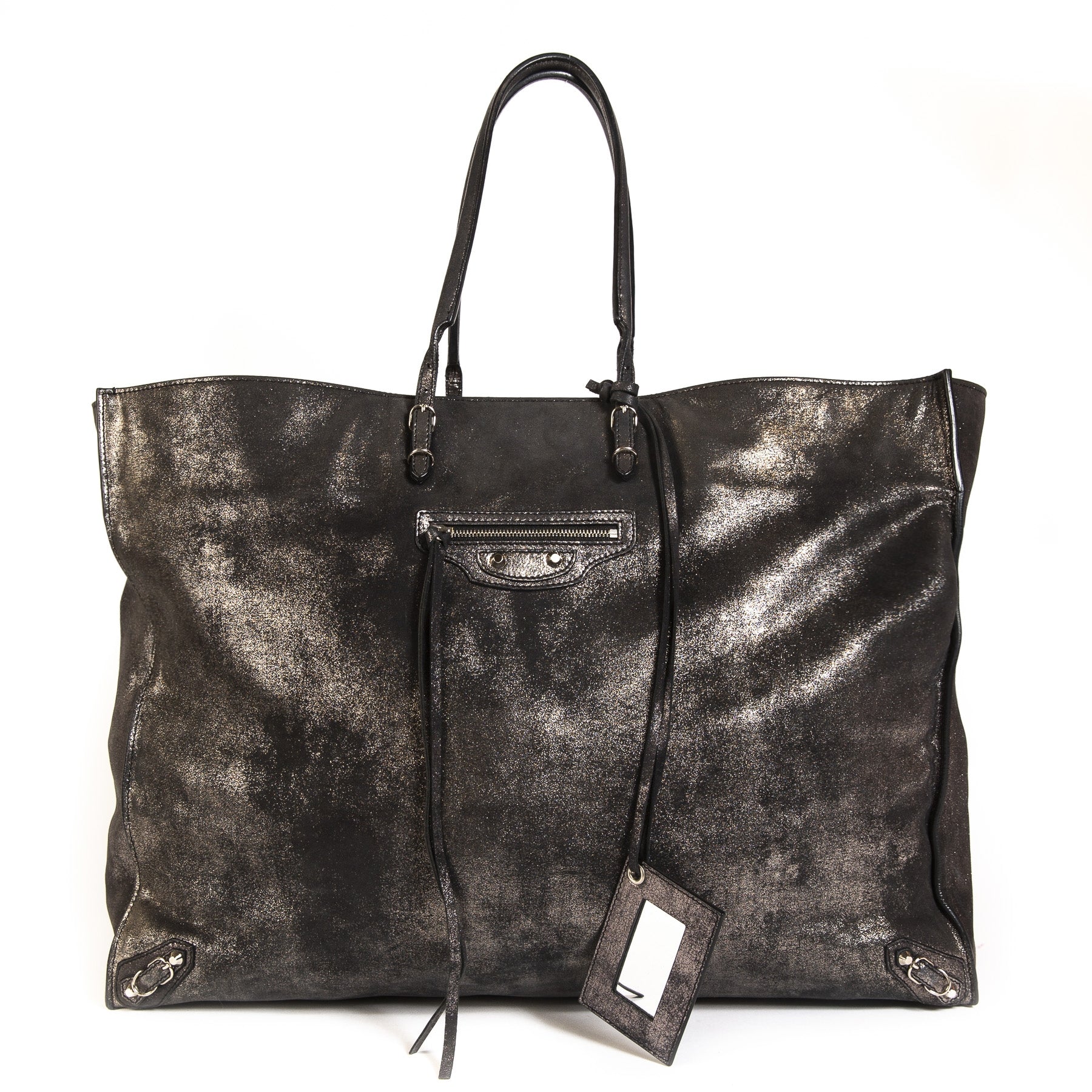 Balenciaga Papier A3 Grey Metallic Shoulderbag