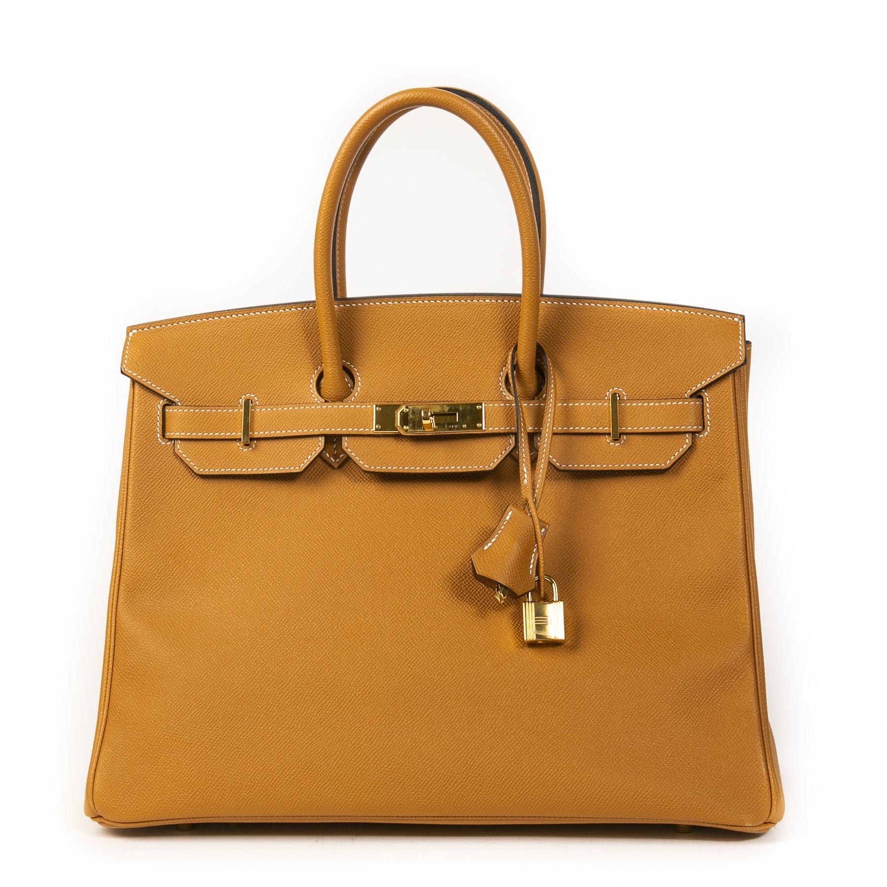 Buy and sell 100% authentic Hermès Birkin 35 Gold Epsom GHW