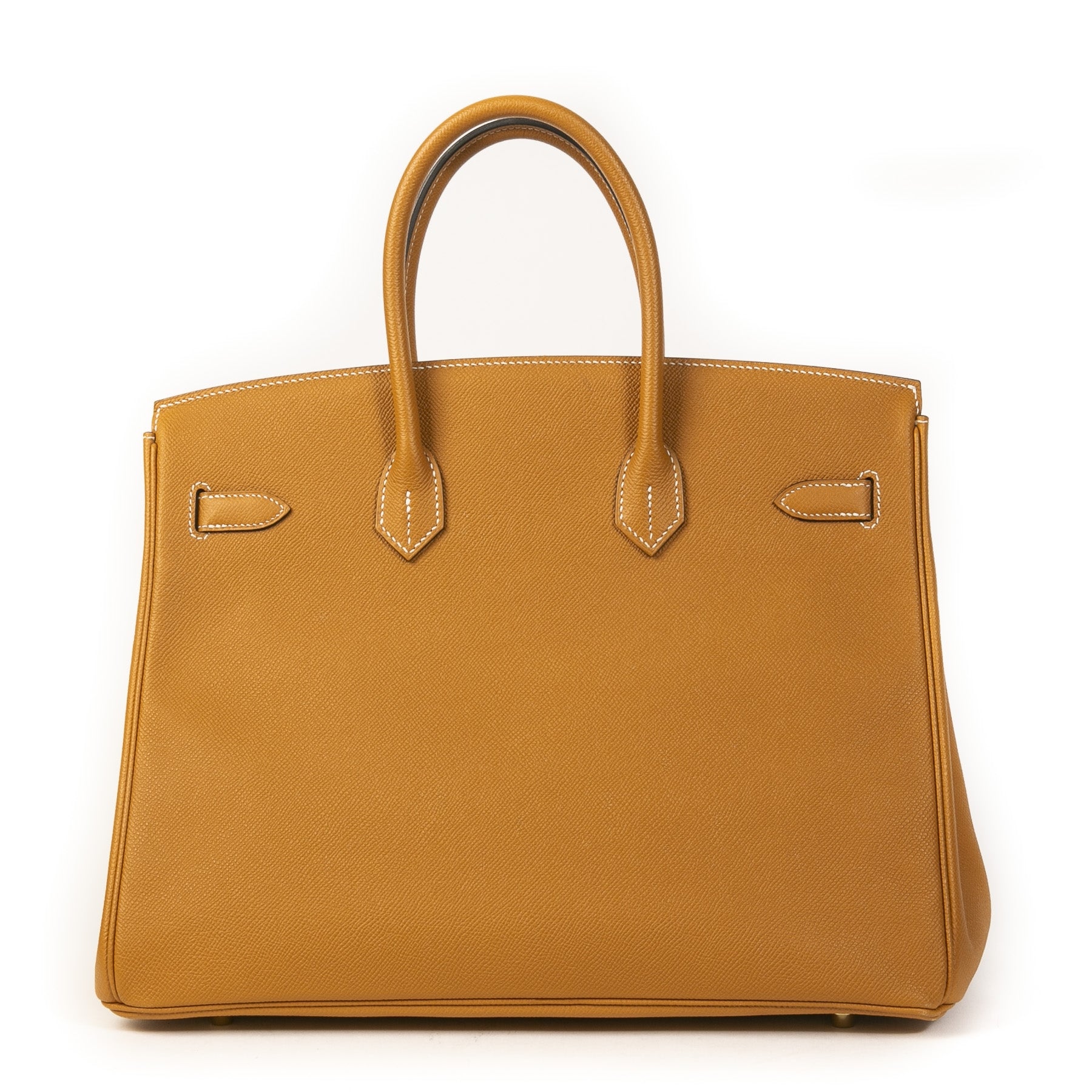 Buy your authentic Hermès Birkin 35 Gold Epsom GHW safe and secure at Labellov secondhand luxury in Antwerp