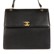 Buy this authentic second-hand vintage Chanel Caviar Leather Black Shoulder Bag at online webshop LabelLOV.