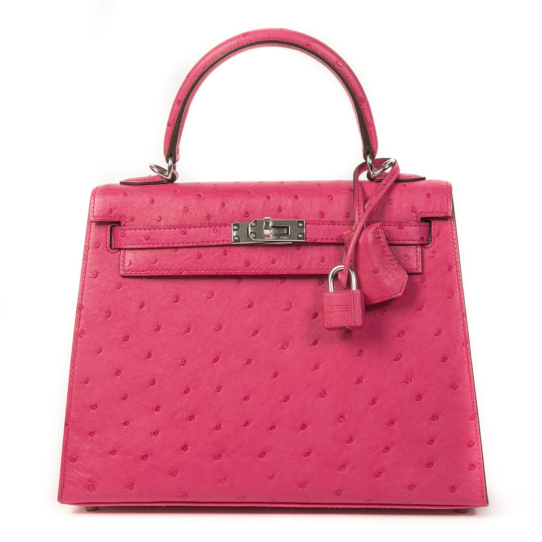 Hermès Kelly 25 Ostrich Pink