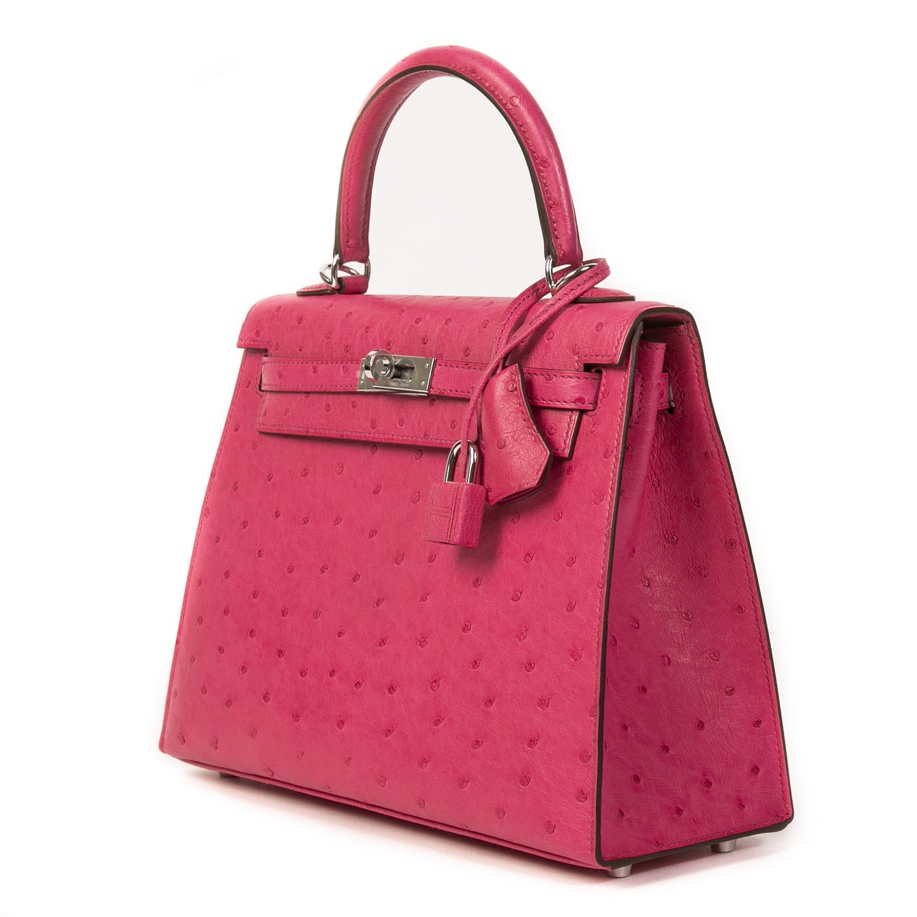Hermès Kelly 25 Ostrich Pink