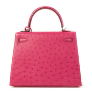 Hermès Kelly 25 Ostrich Pink