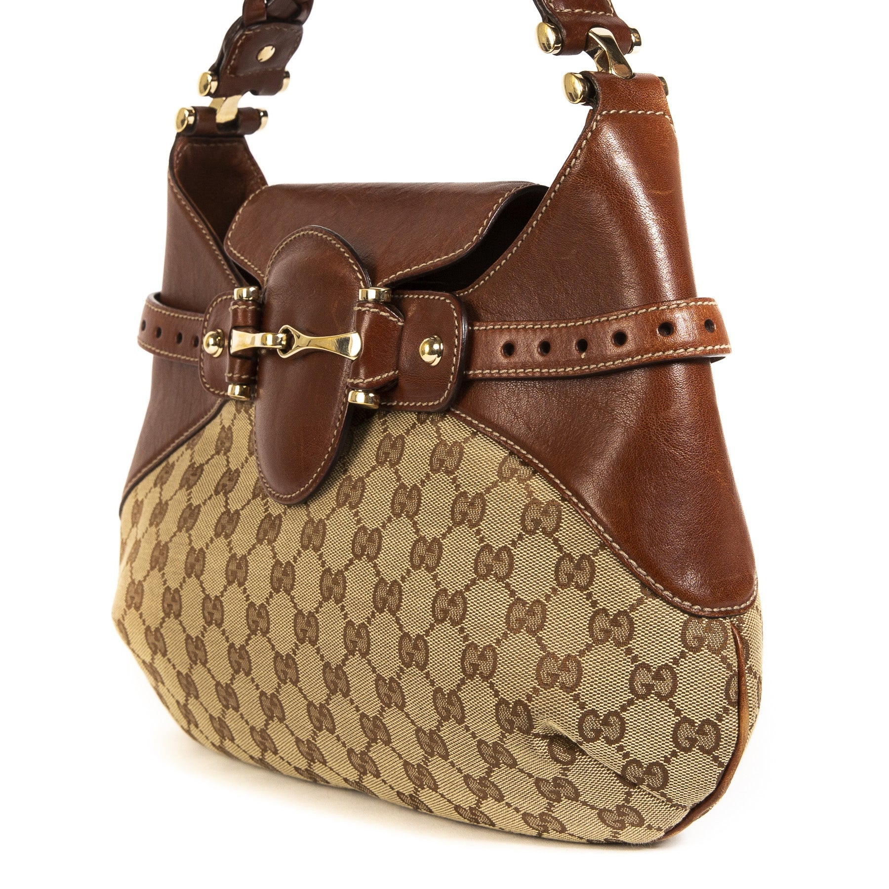 Delvaux Desert Brown Shoulder Bag veilig online tegen de beste prijs Delvaux Desert Brown Shoulder Bag
