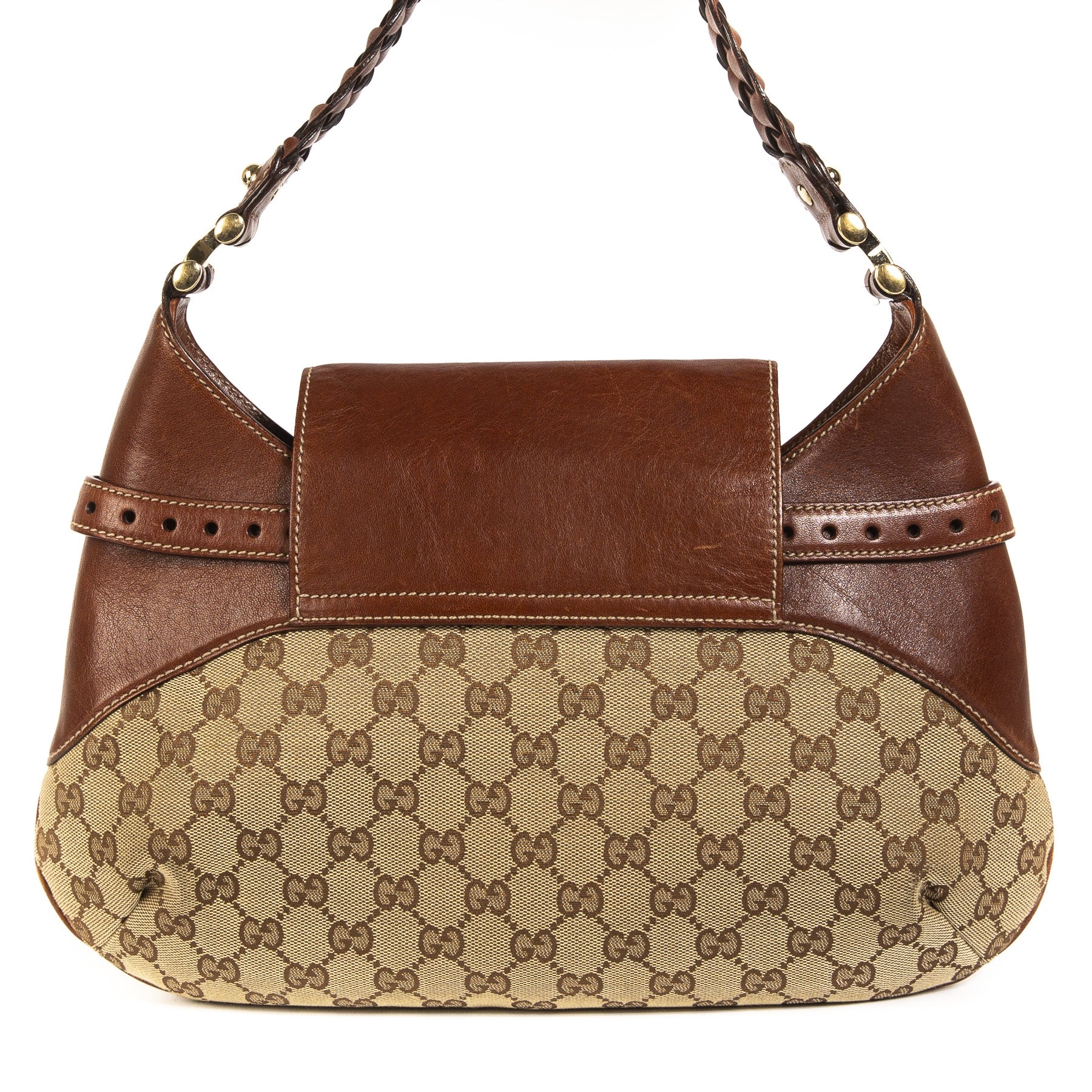Delvaux Desert Brown Shoulder Bagshop safe online at the best price