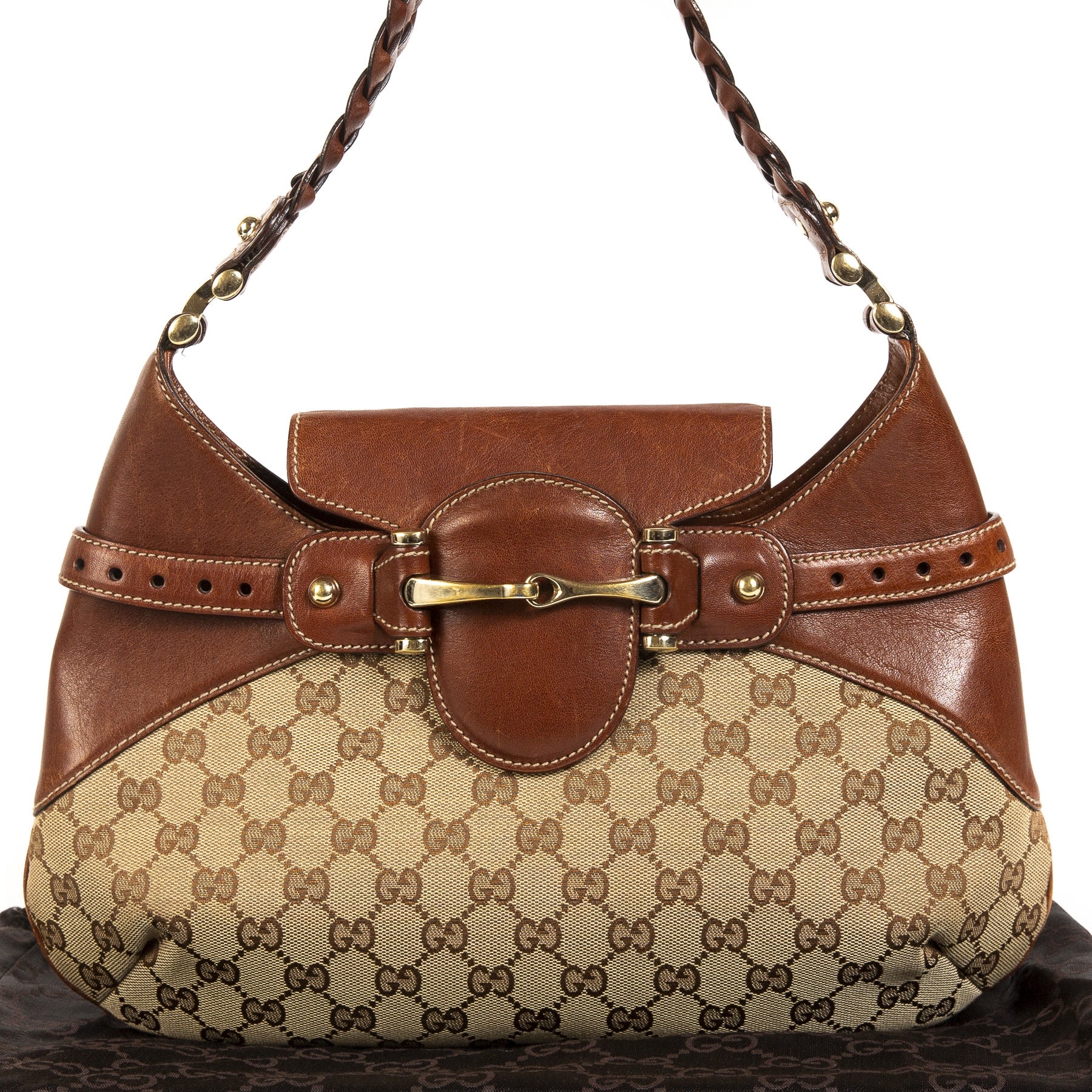 Delvaux Desert Brown Shoulder Bag veilig online tegen de beste prijs Delvaux Desert Brown Shoulder Bag